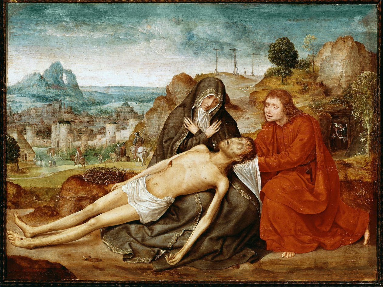 Pieta (Malarstwo autorstwa Quentin Massys or Metsys