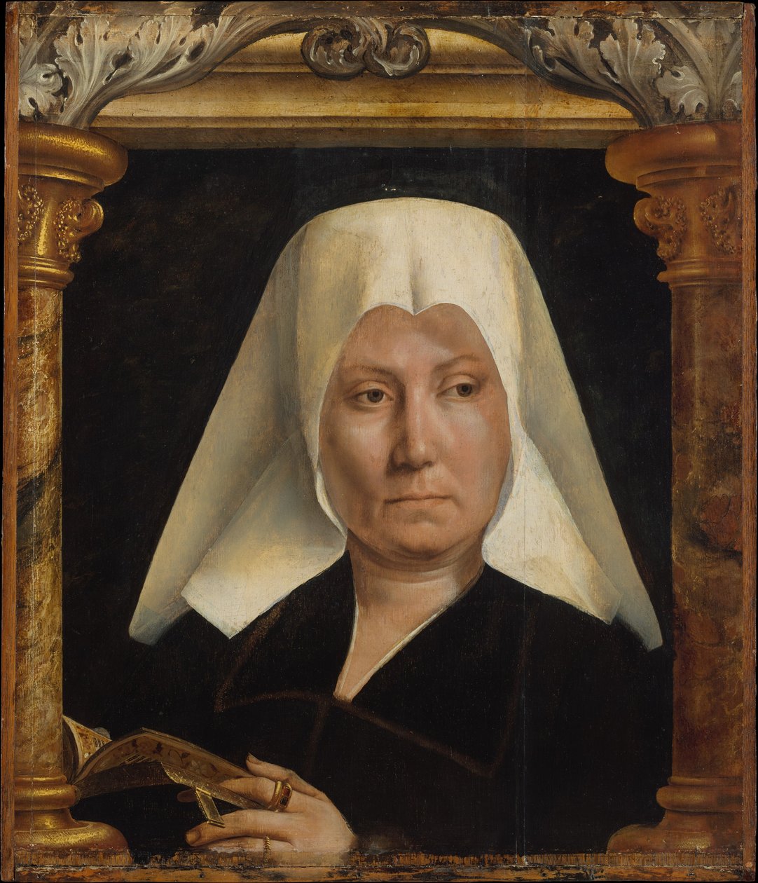 Portret kobiety, ok. 1520 (olej na płycie) autorstwa Quentin Metsys