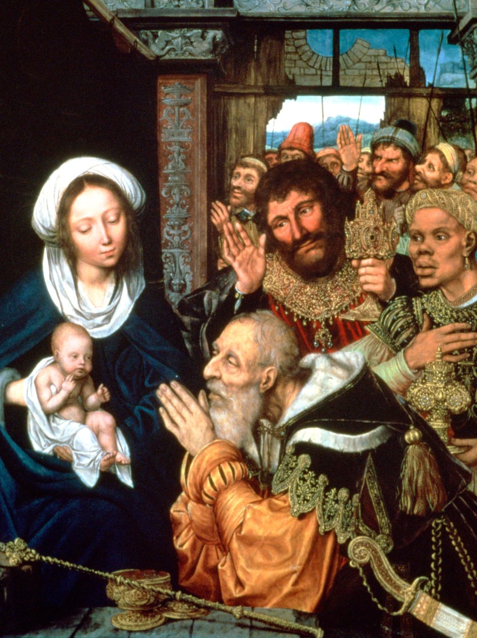 „Adoracja Trzech Króli”, 1526 autorstwa Quentin Metsys I