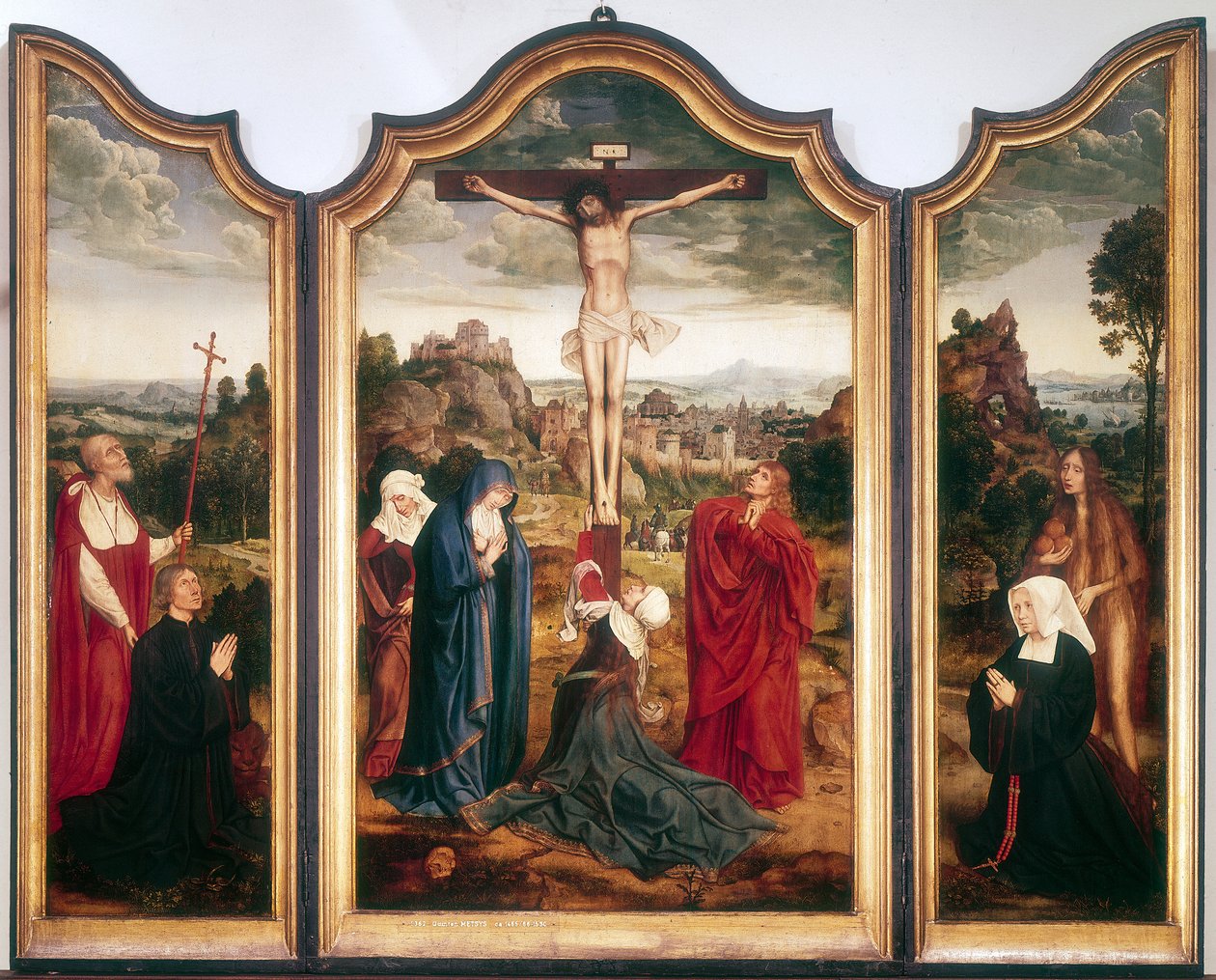 Tryptyk, c1486-1530 autorstwa Quentin Metsys I