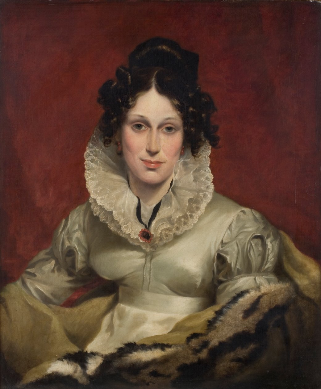 Panna Barnes, 1823 autorstwa R. Brown