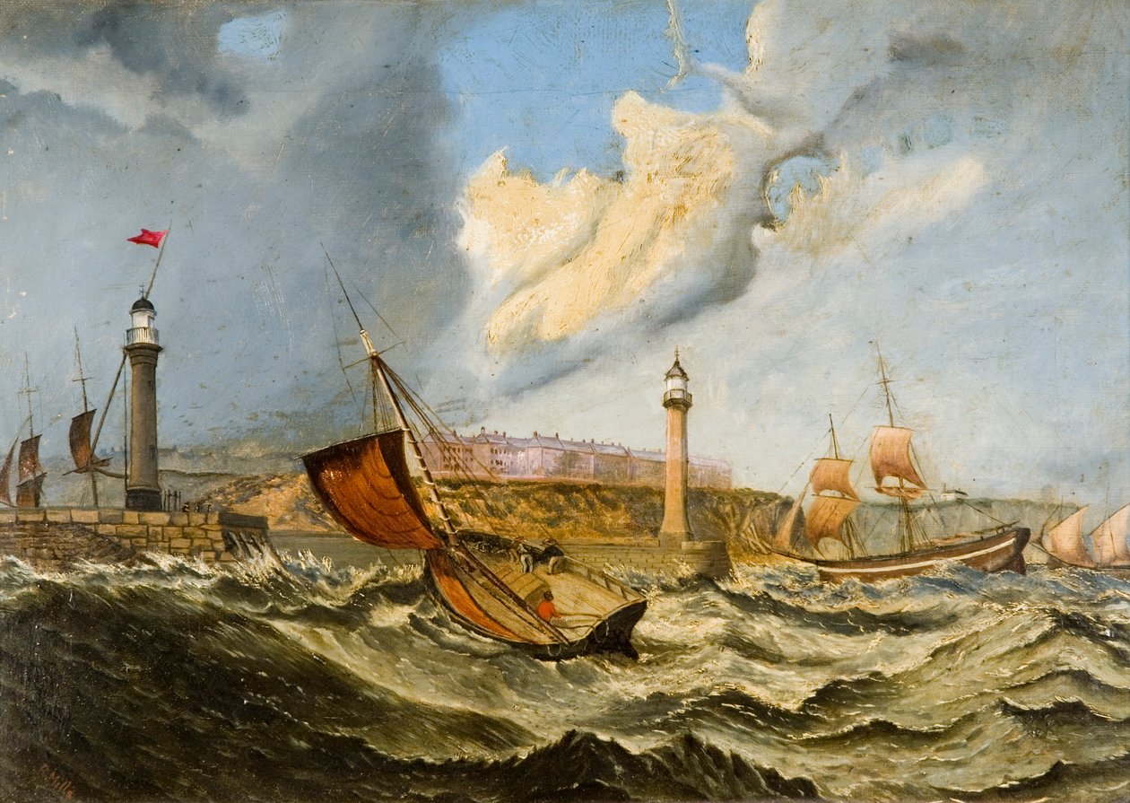Off Sunderland, 1871 autorstwa R. Mills
