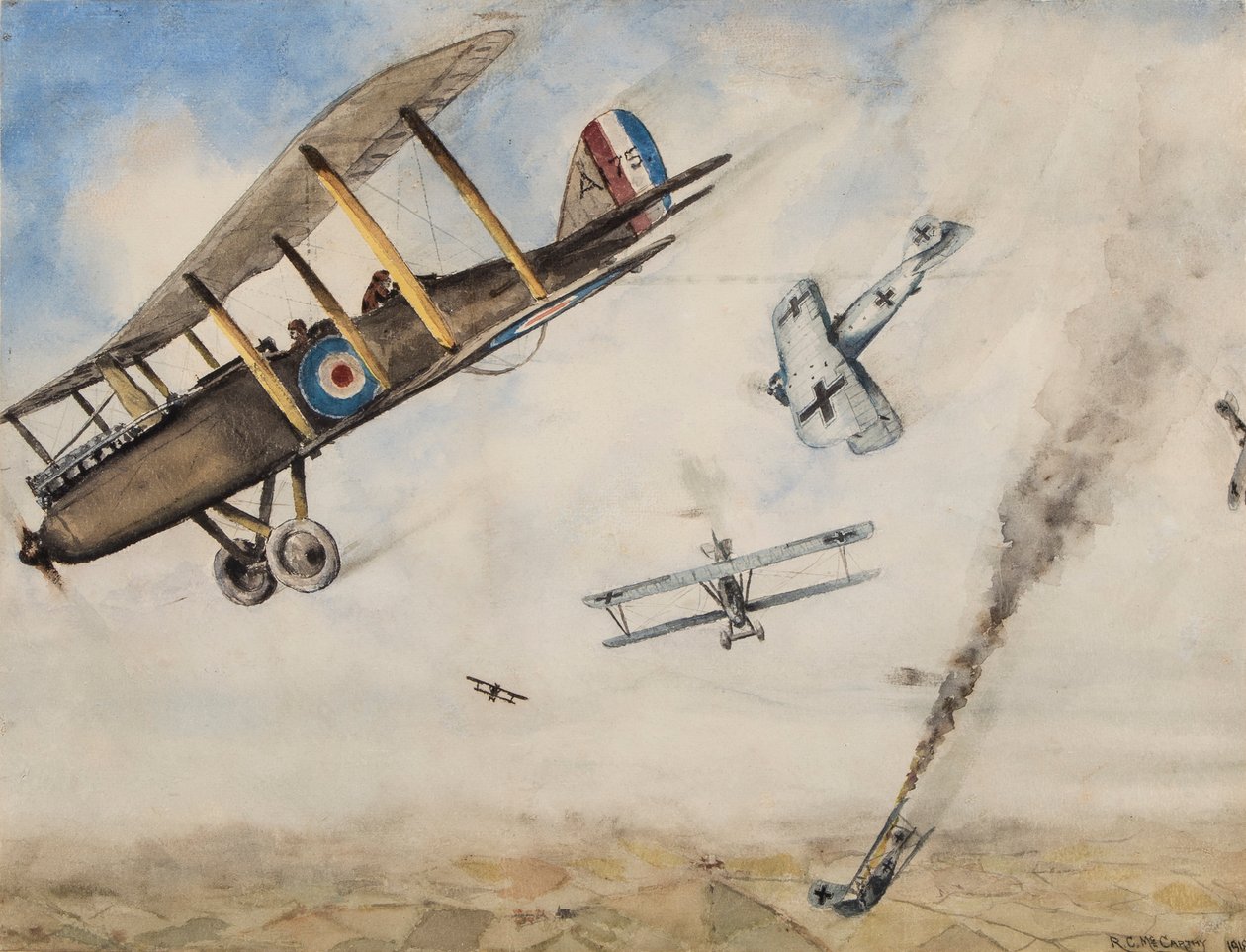 Walka powietrzna I wojny światowej, 1918 autorstwa R.C. McCarthy
