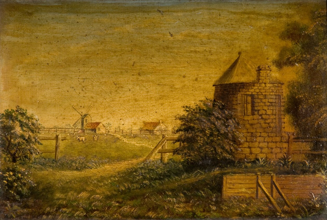 Młyn w Ryhope Grange autorstwa R.M. Hall