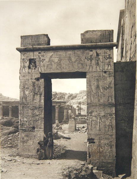 Świątynia Izydy w Philae autorstwa R.M. Junghaendel