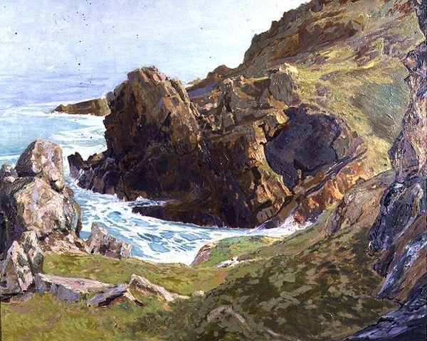 Kornwalijskie Klify, Zennor autorstwa R. Borlase Smart