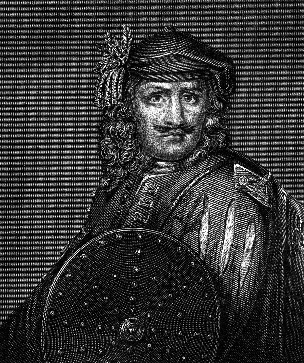 Rob Roy, szkocki banita i bohater ludowy XVIII wieku. autorstwa R. Cooper