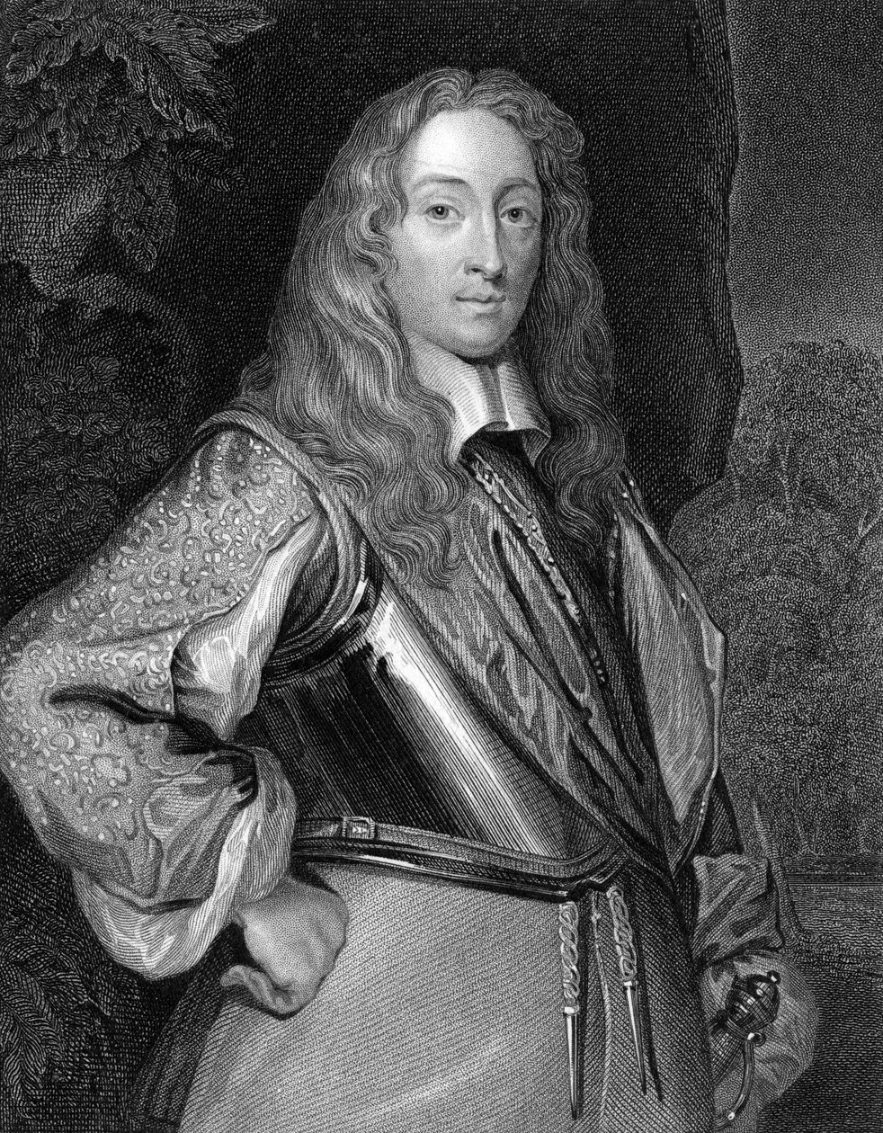 Robert Greville, 2. baron Brooke 1608-1643, 1824 autorstwa R. Cooper