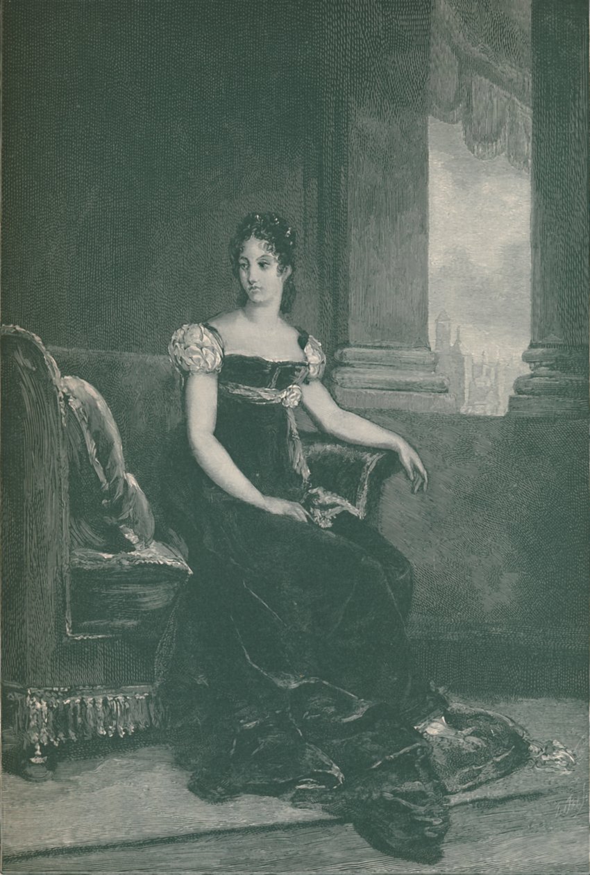 Eugénie Bernardine-Desireé Clary - Mme. Bernadotte, królowa Szwecji, 1811, 1896. autorstwa R. G. Tietze