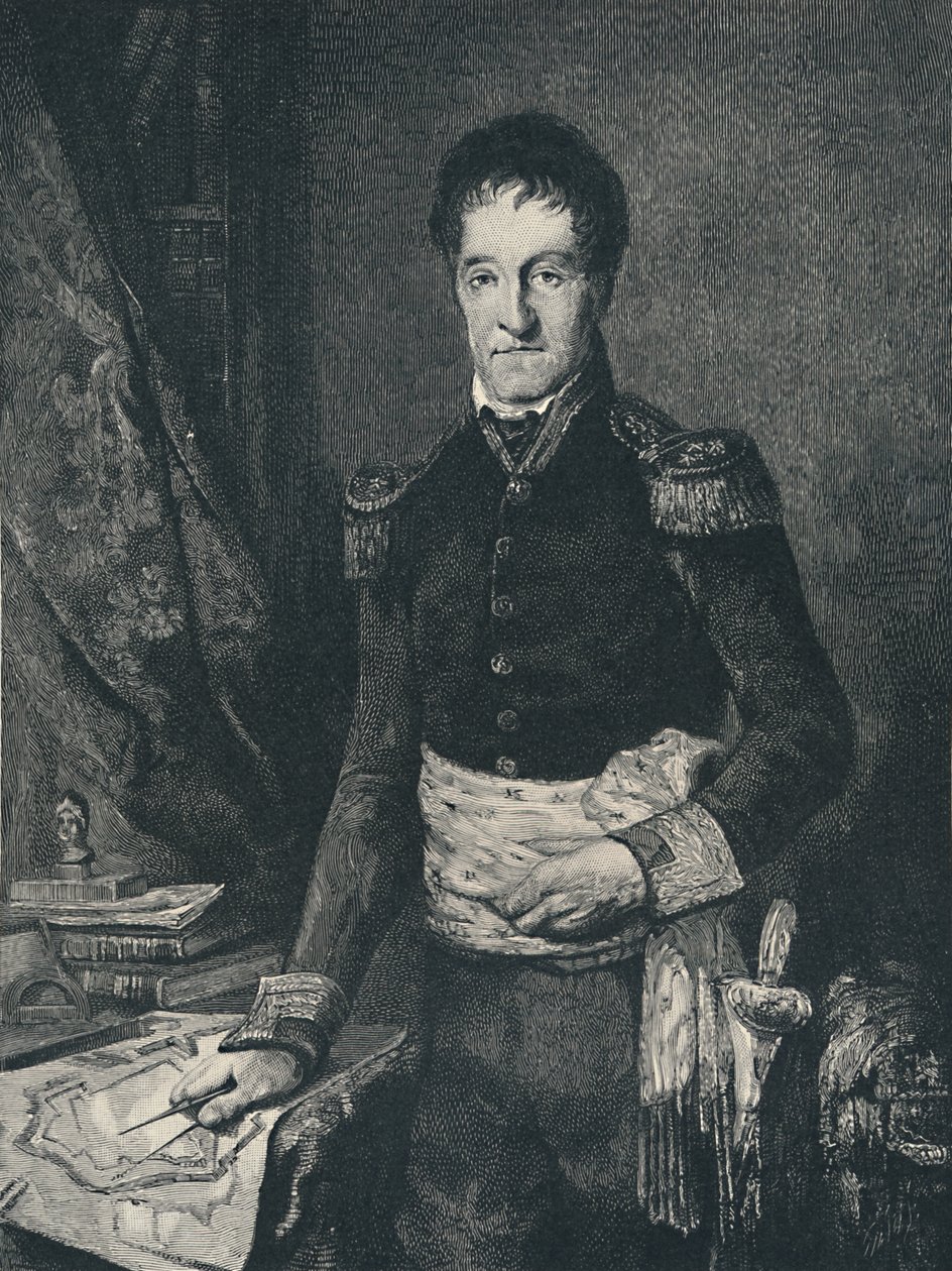 Lazare-Nicolas-Marguerite Carnot, c1800-1823, 1896 autorstwa R. G. Tietze