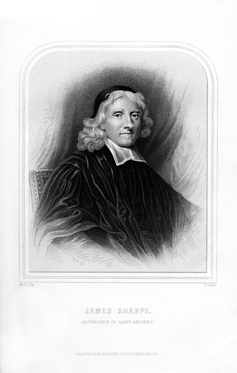 James Sharpe, szkocki duchowny, 1870 autorstwa R. Page