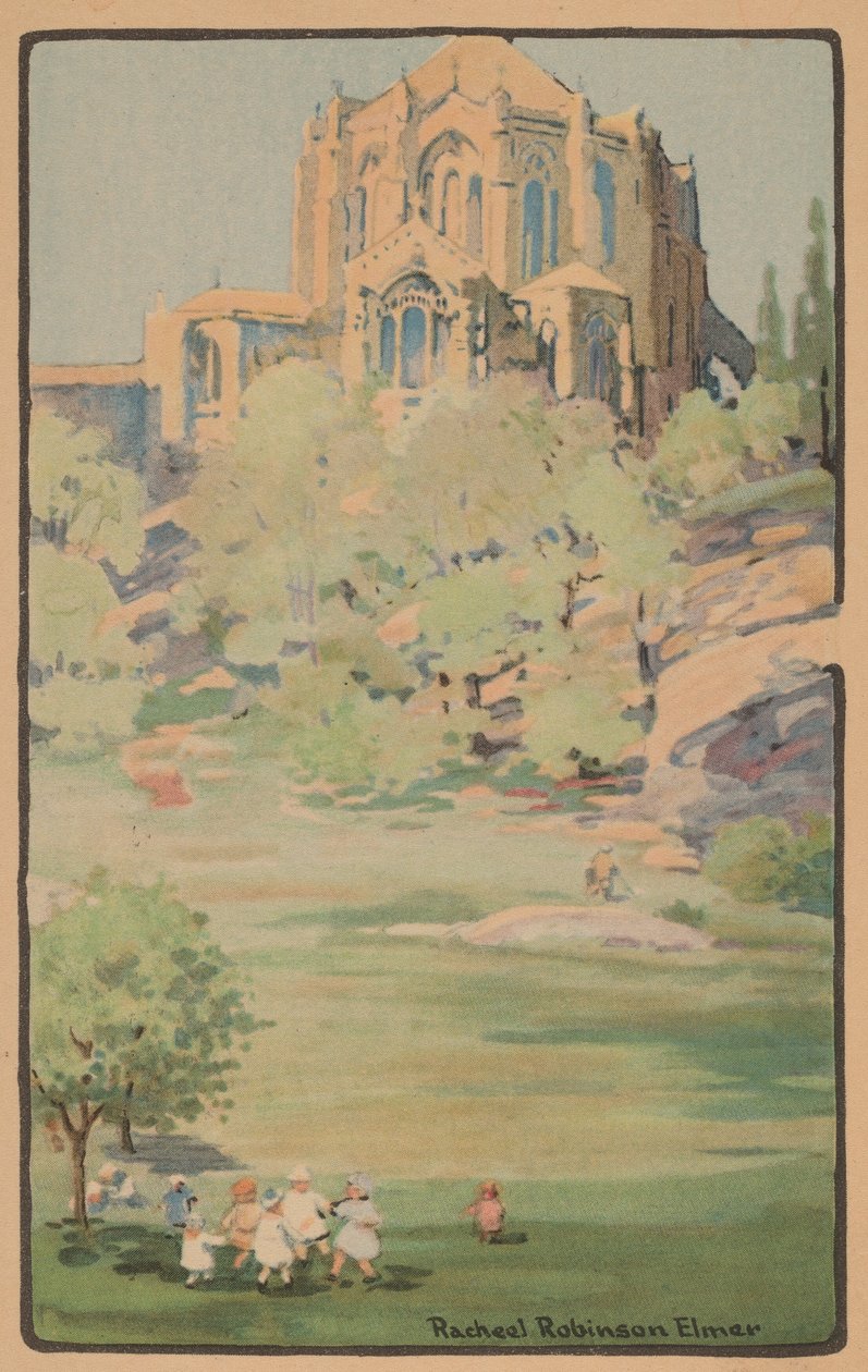 Katedra św. Jana Bożego z Morningside Park, 1914. autorstwa Rachael Robinson Elmer