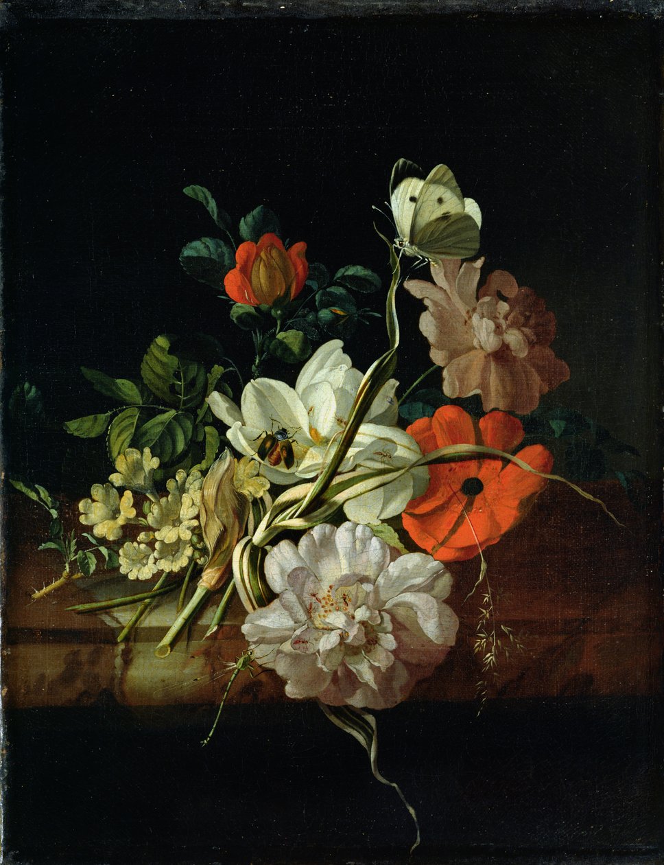 Martwa natura z kwiatami autorstwa Rachel Ruysch