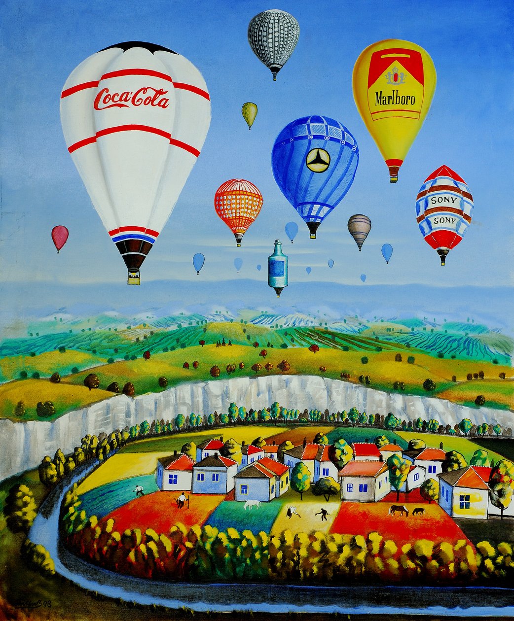 Balony, 2004 autorstwa Radi Nedelchev
