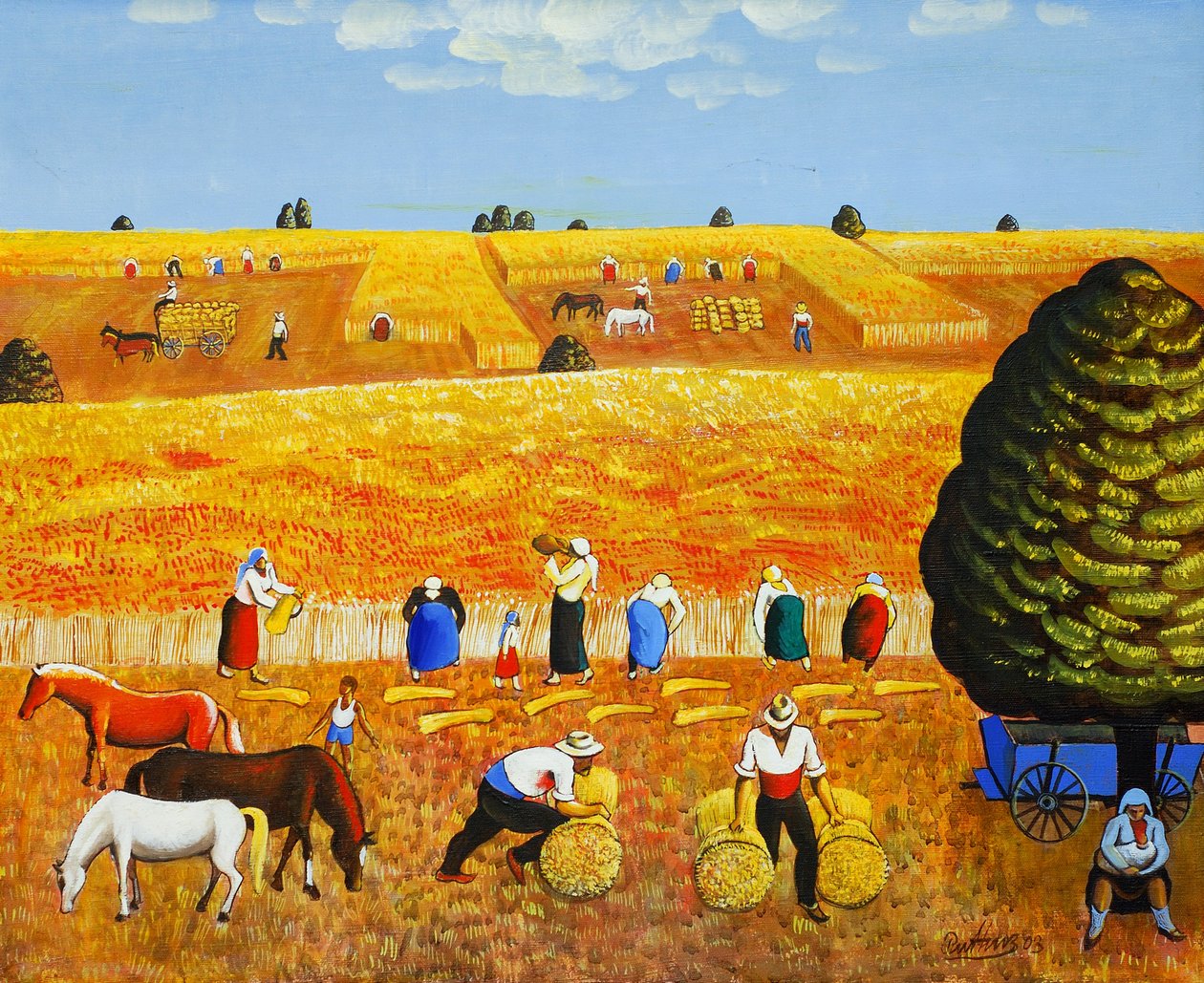 Złote żniwa, 2002 autorstwa Radi Nedelchev