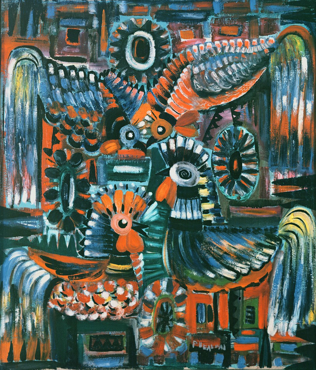 Koguty, 1967 autorstwa Radi Nedelchev