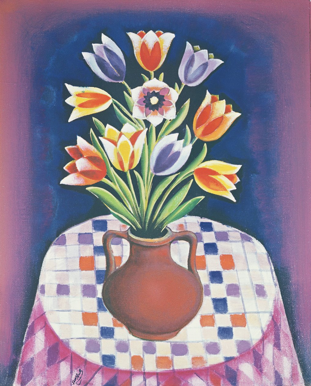 Martwa natura z kwiatami, 1967 autorstwa Radi Nedelchev