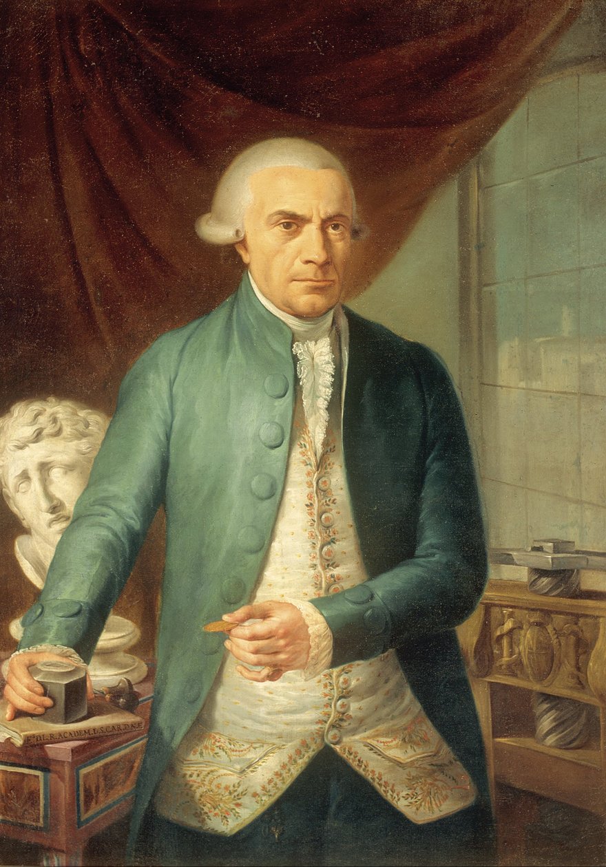 Portret Geronimo Antonio Gil autorstwa Rafael Ximeno y Planes