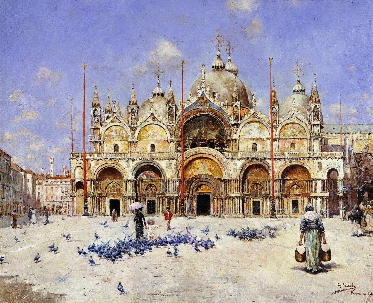 San Marco, Wenecja, 1883 autorstwa Rafael Senet