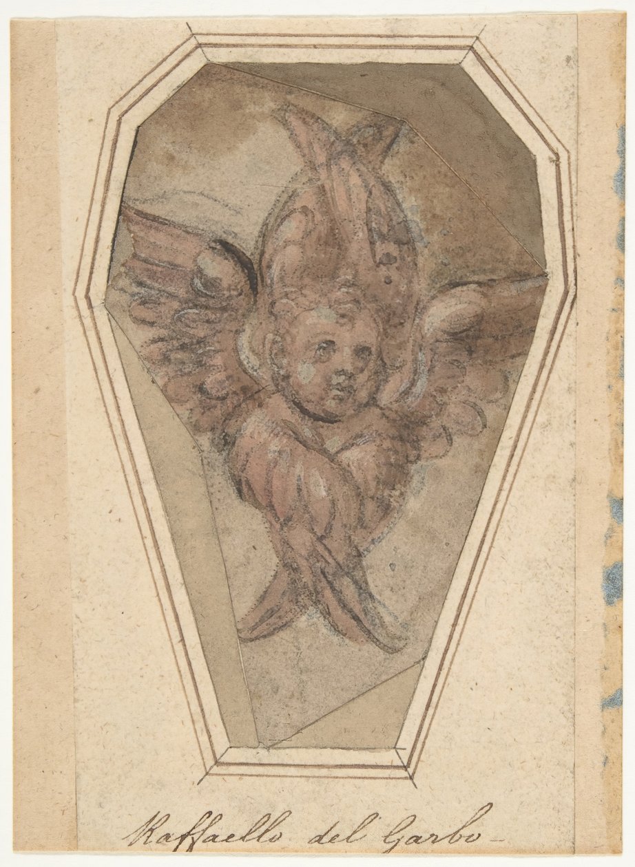 Kreskówka serafina do haftu, 1466-1524. autorstwa Raffaellino del Garbo