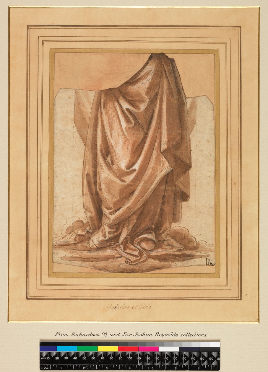 Studium draperii, przed 1524 autorstwa Raffaellino del Garbo