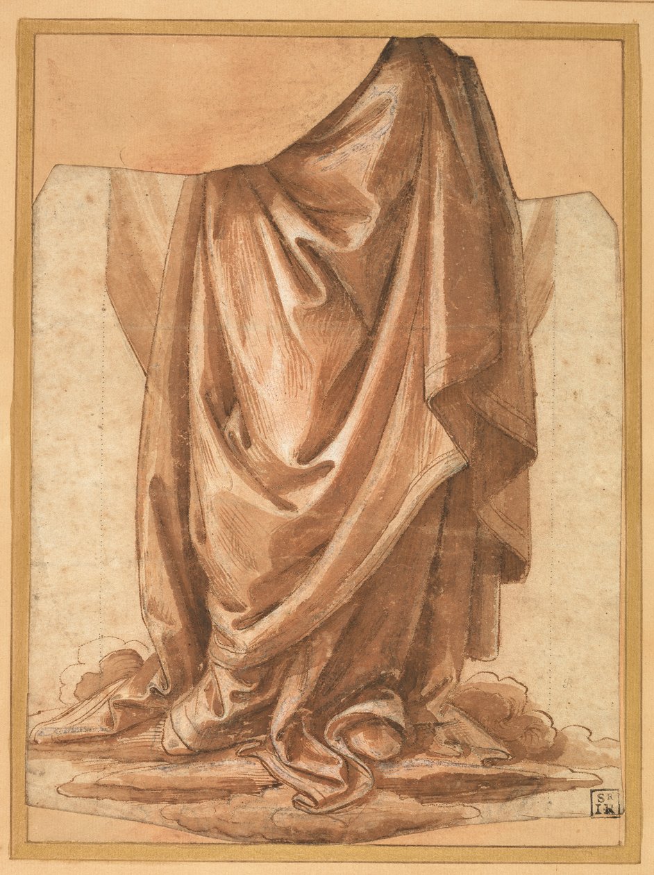 Studium draperii, przed 1524 autorstwa Raffaellino del Garbo