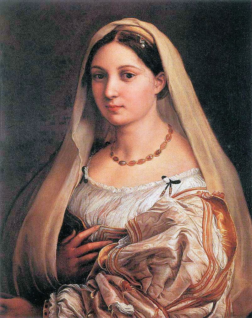 Zawoalowana kobieta autorstwa Raffaello Sanzio Raphael