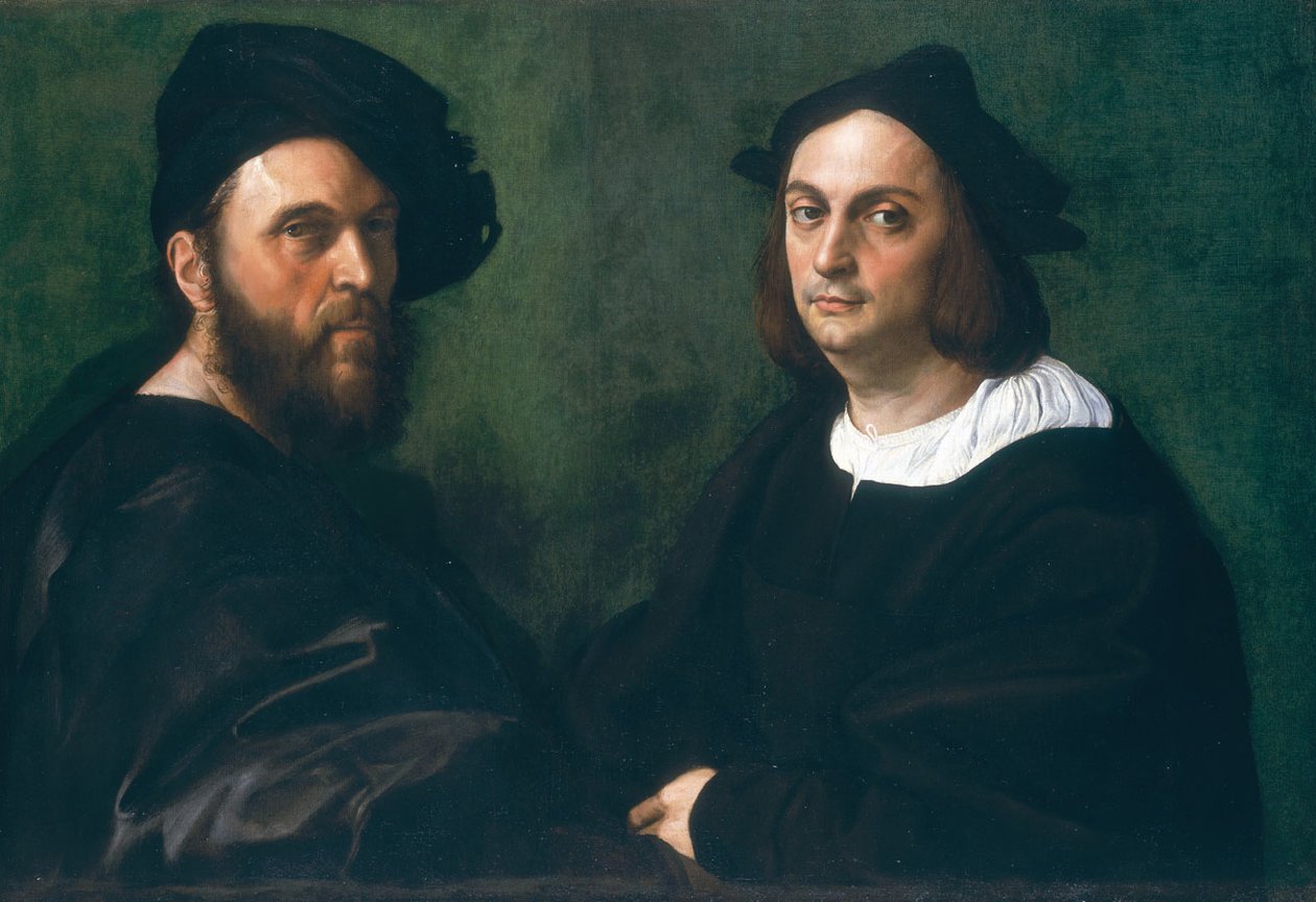 Podwójny portret autorstwa Raffaello Sanzio Raphael