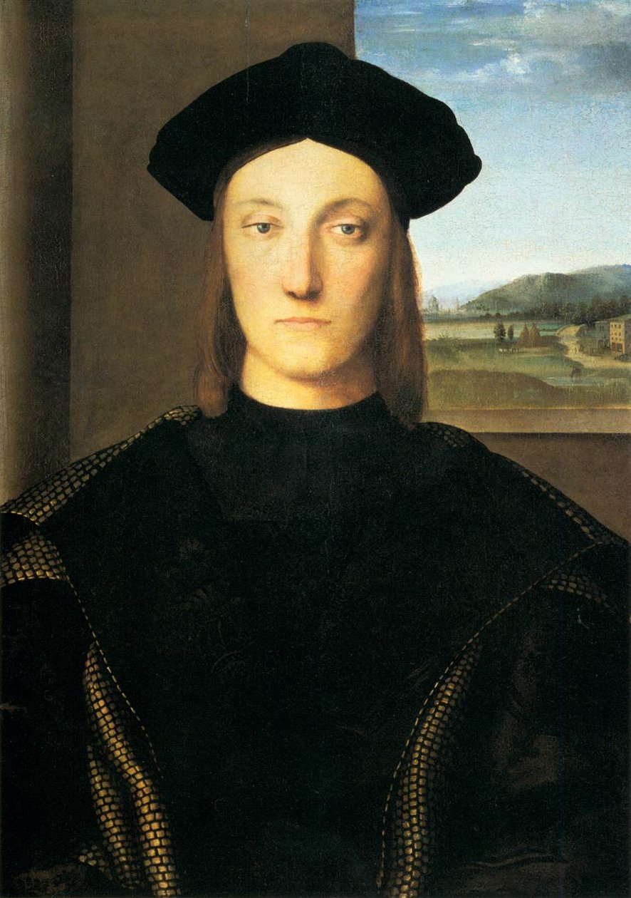 Guidobaldo da Montefeltro autorstwa Raffaello Sanzio Raphael