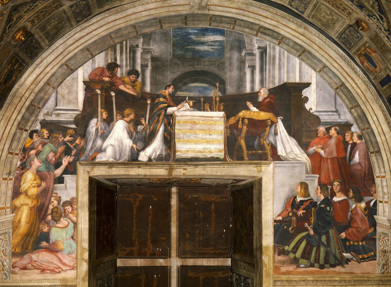Msza Bolsena autorstwa Raffaello Sanzio Raphael