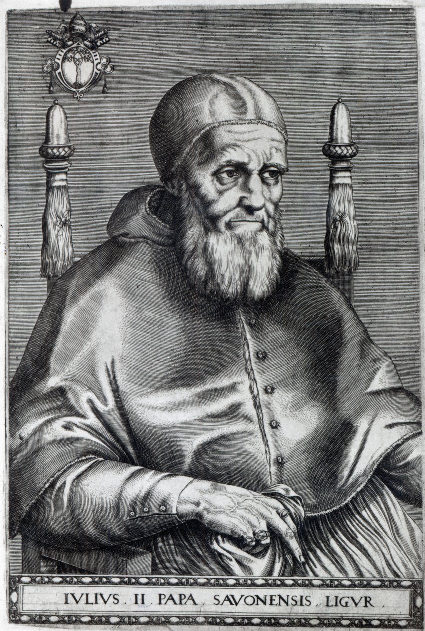 Papież Juliusz II autorstwa Raffaello Sanzio Raphael