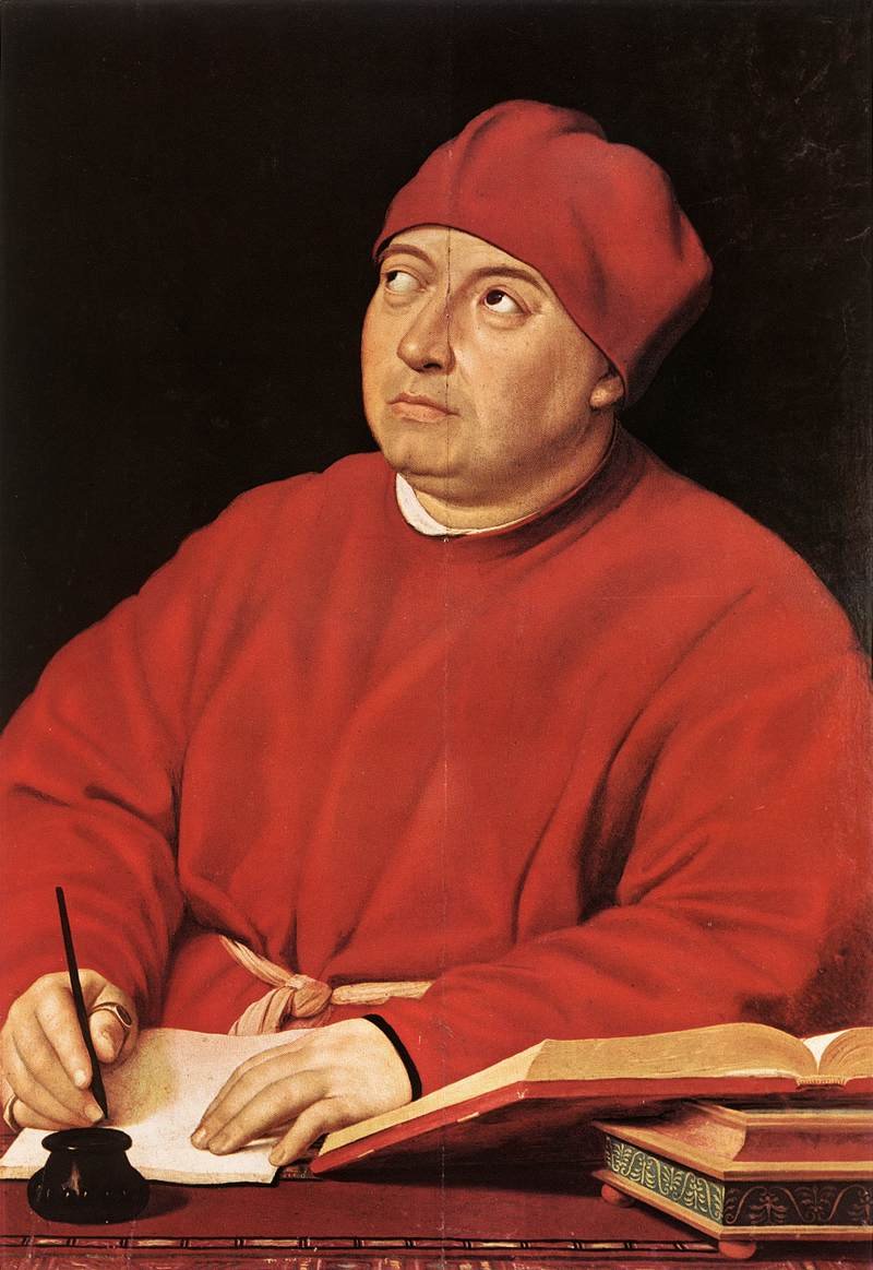 Portret Tommaso Inghirami autorstwa Raffaello Sanzio Raphael
