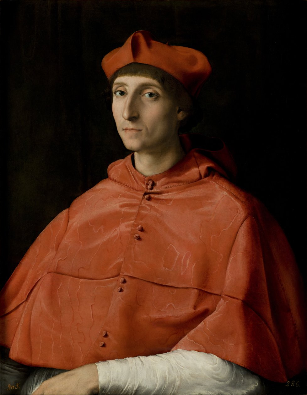 Portret kardynała autorstwa Raffaello Sanzio Raphael
