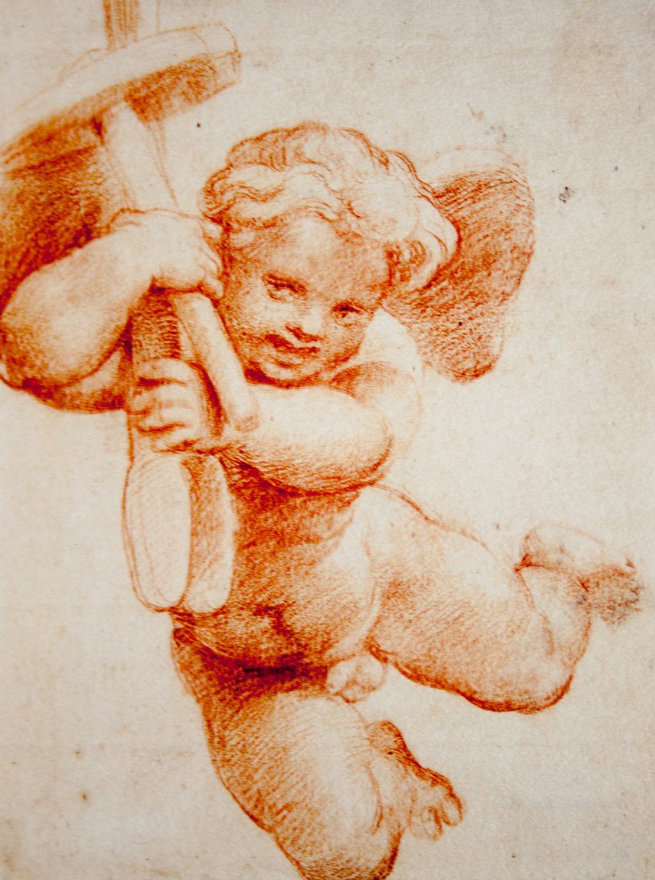 Putto z atrybutami Vulcan autorstwa Raffaello Sanzio Raphael