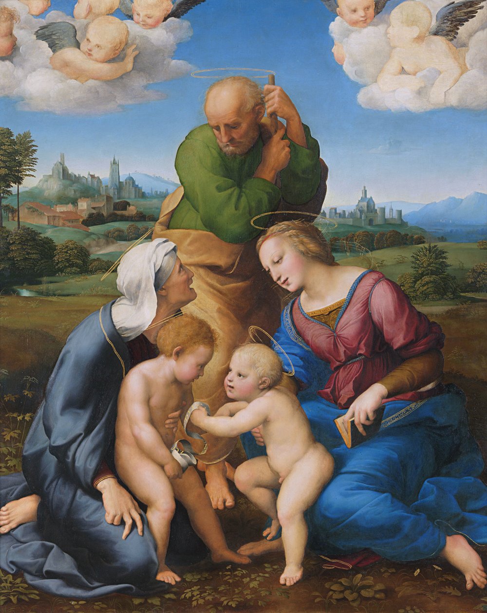 Święta Rodzina Canigiani autorstwa Raffaello Sanzio Raphael