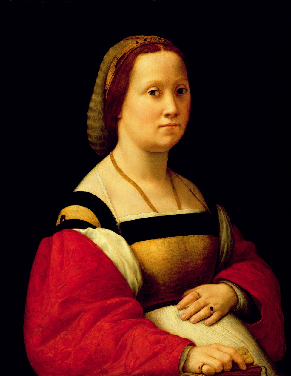 Kobieta w ciąży, ok. 1505-07 autorstwa Raffaello Sanzio Raphael