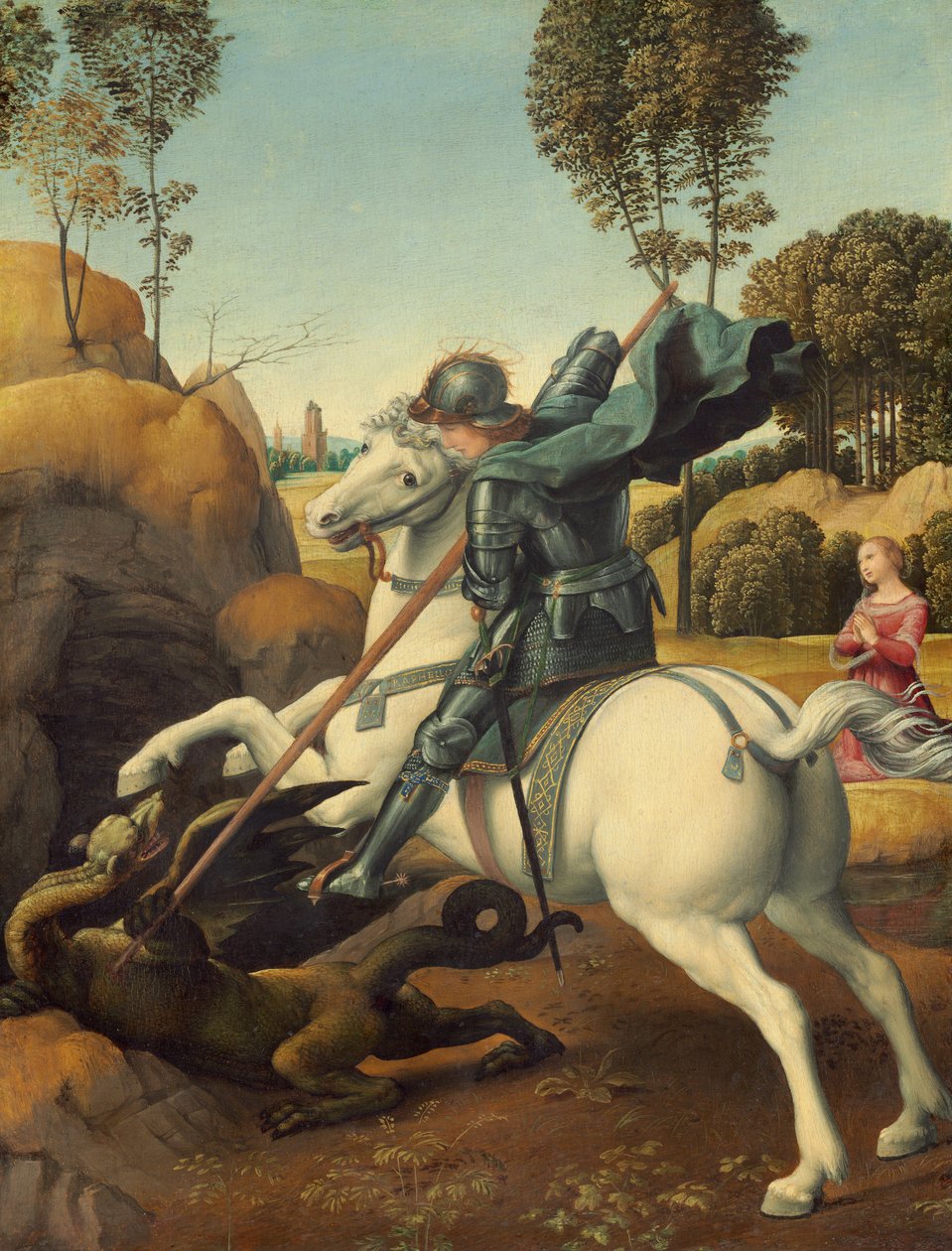 Święty Jerzy i Smok autorstwa Raffaello Sanzio Raphael