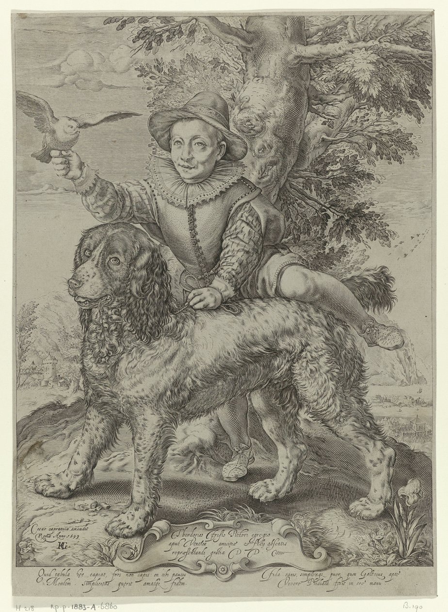 Portret Frederika de Vries autorstwa Raffaello Guidi