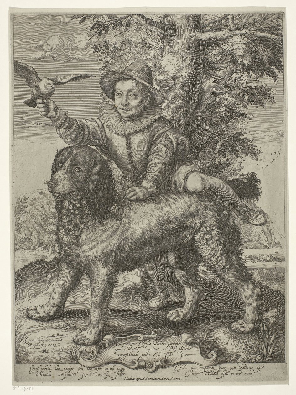 Portret Frederika de Vries autorstwa Raffaello Guidi