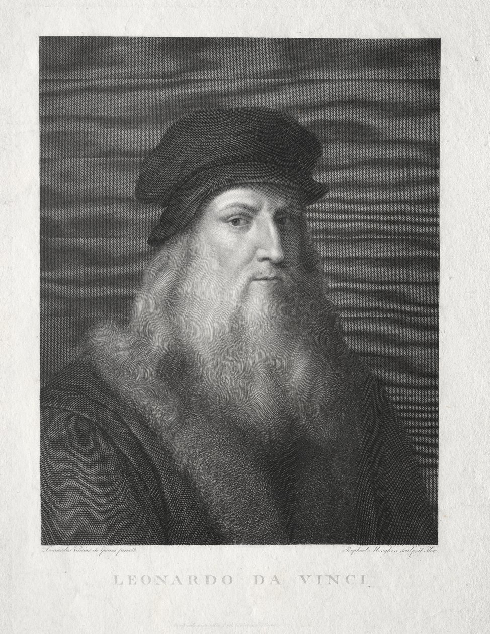Leonardo da Vinci autorstwa Raffaello Morghen