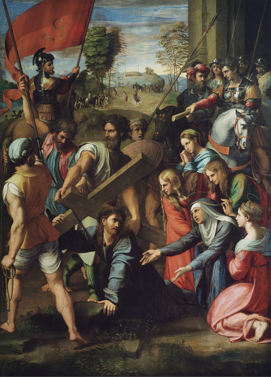 Chrystus dźwigający krzyż autorstwa Raffaello Sanzio Raphael