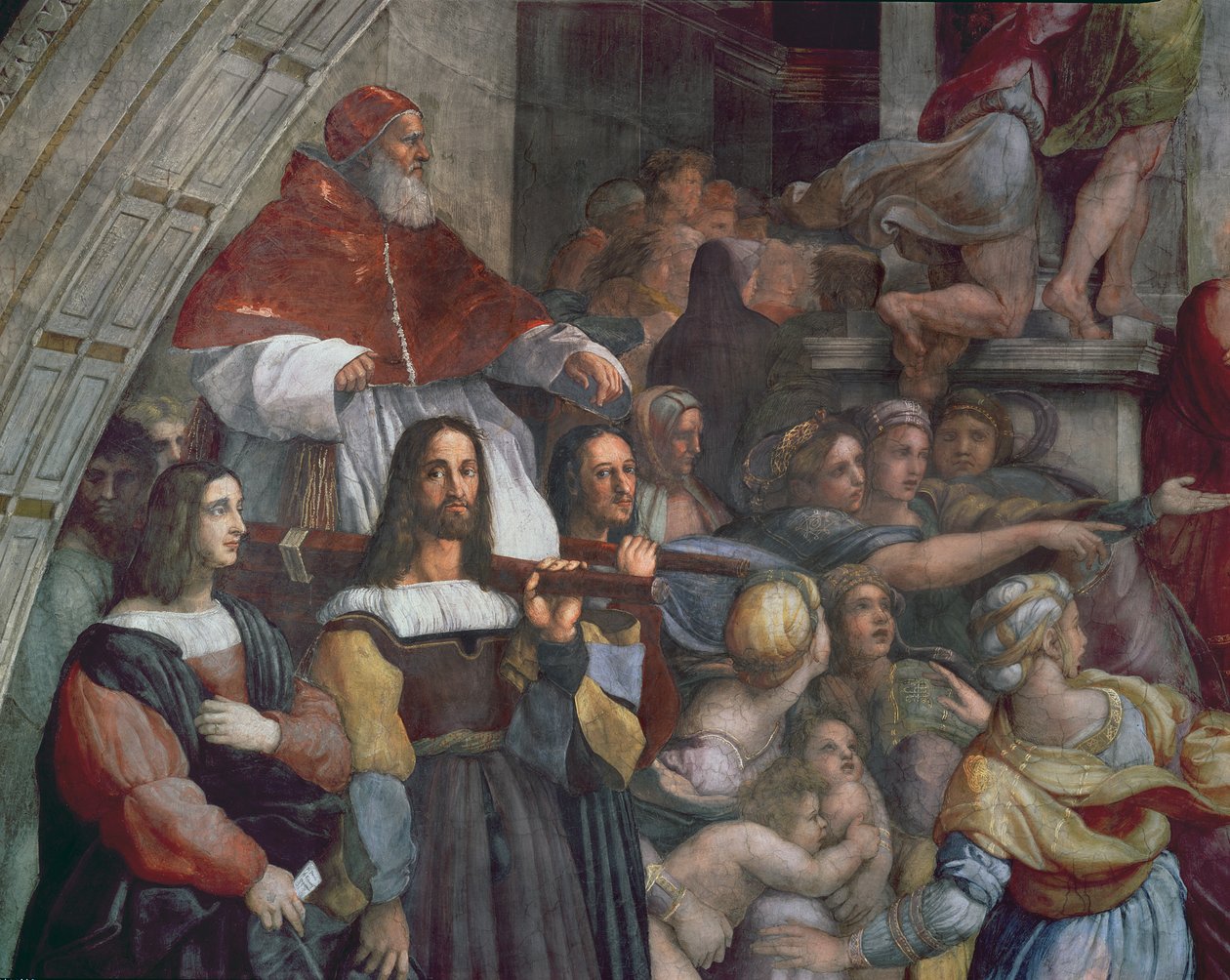 Wypędzenie Heliodora ze Świątyni autorstwa Raffaello Sanzio Raphael