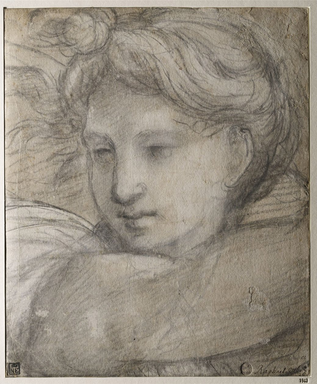 Głowa Anioła, ok. 1520 autorstwa Raffaello Sanzio Raphael