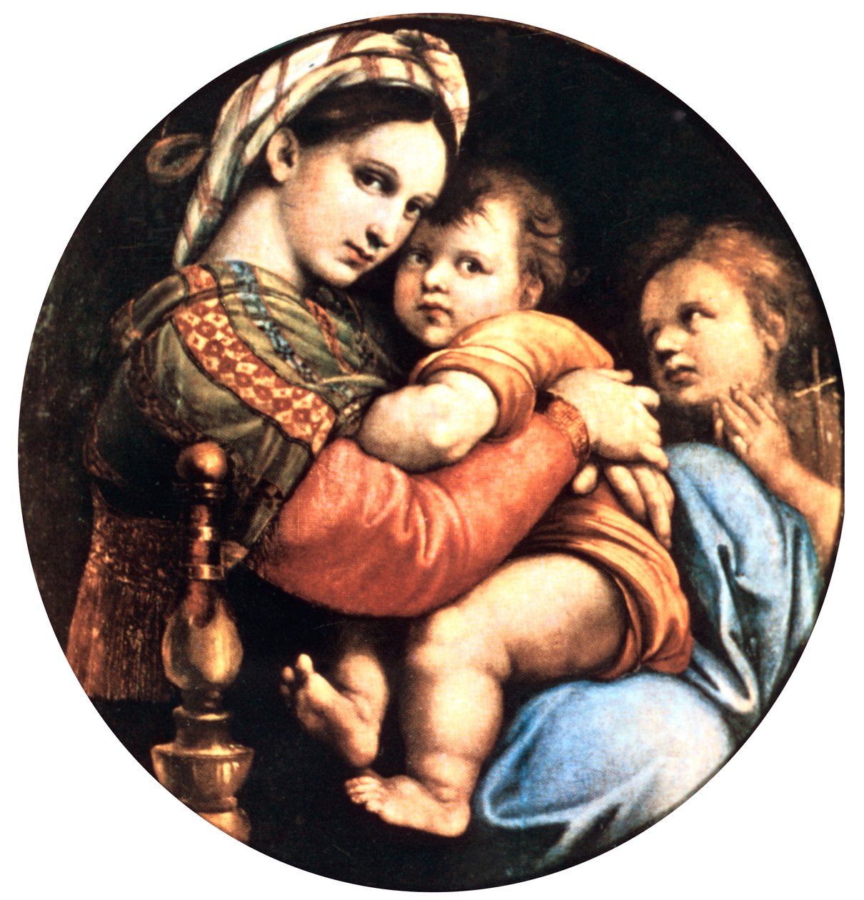 Madonna Katedry, 1514 autorstwa Raffaello Sanzio Raphael