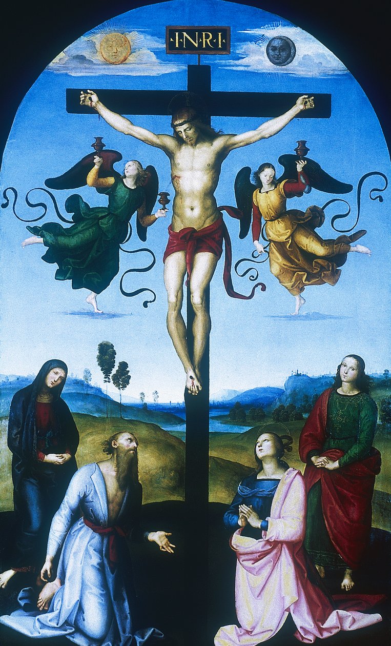 Ukrzyżowanie Mond, ok. 1530 autorstwa Raffaello Sanzio Raphael