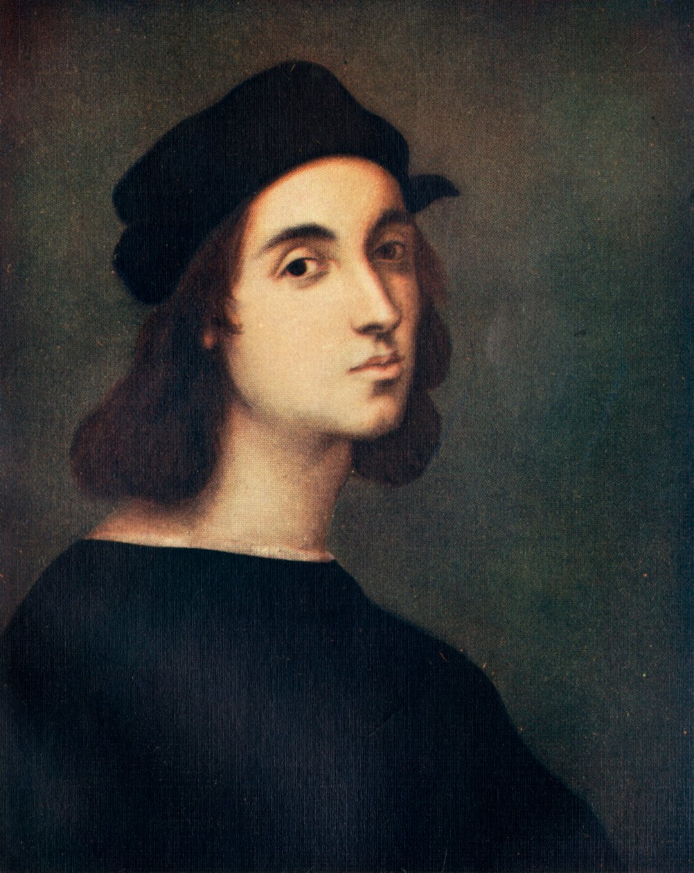Portret Rafaela, ok. 1505, ok. 1912 r. autorstwa Raffaello Sanzio Raphael