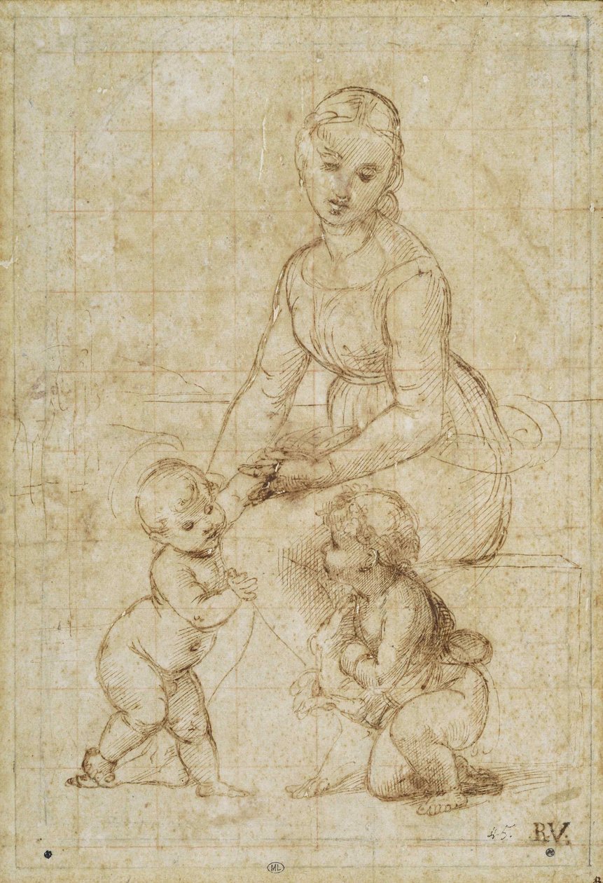 Gabinet dla Pięknego Ogrodnika, ok. 1506-1507. autorstwa Raffaello Sanzio Raphael