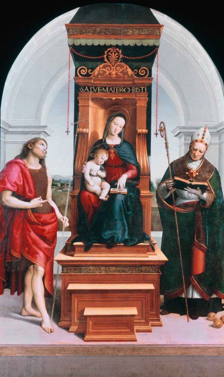 Madonna Ansidei, 1505 autorstwa Raffaello Sanzio Raphael