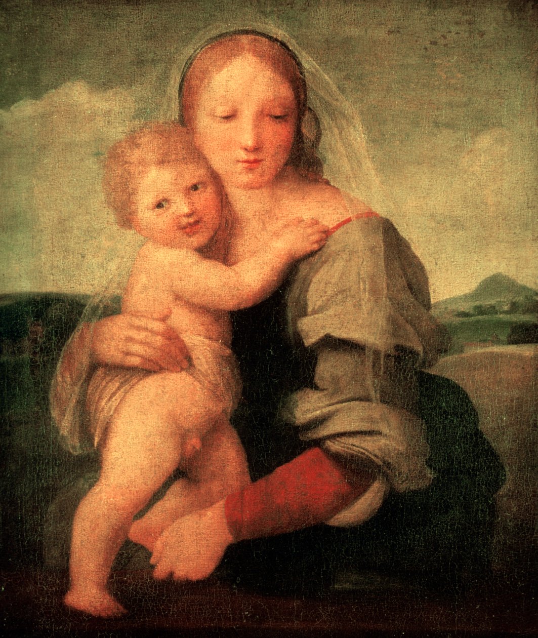Madonna Mackintosha, c1510-1512 autorstwa Raffaello Sanzio Raphael