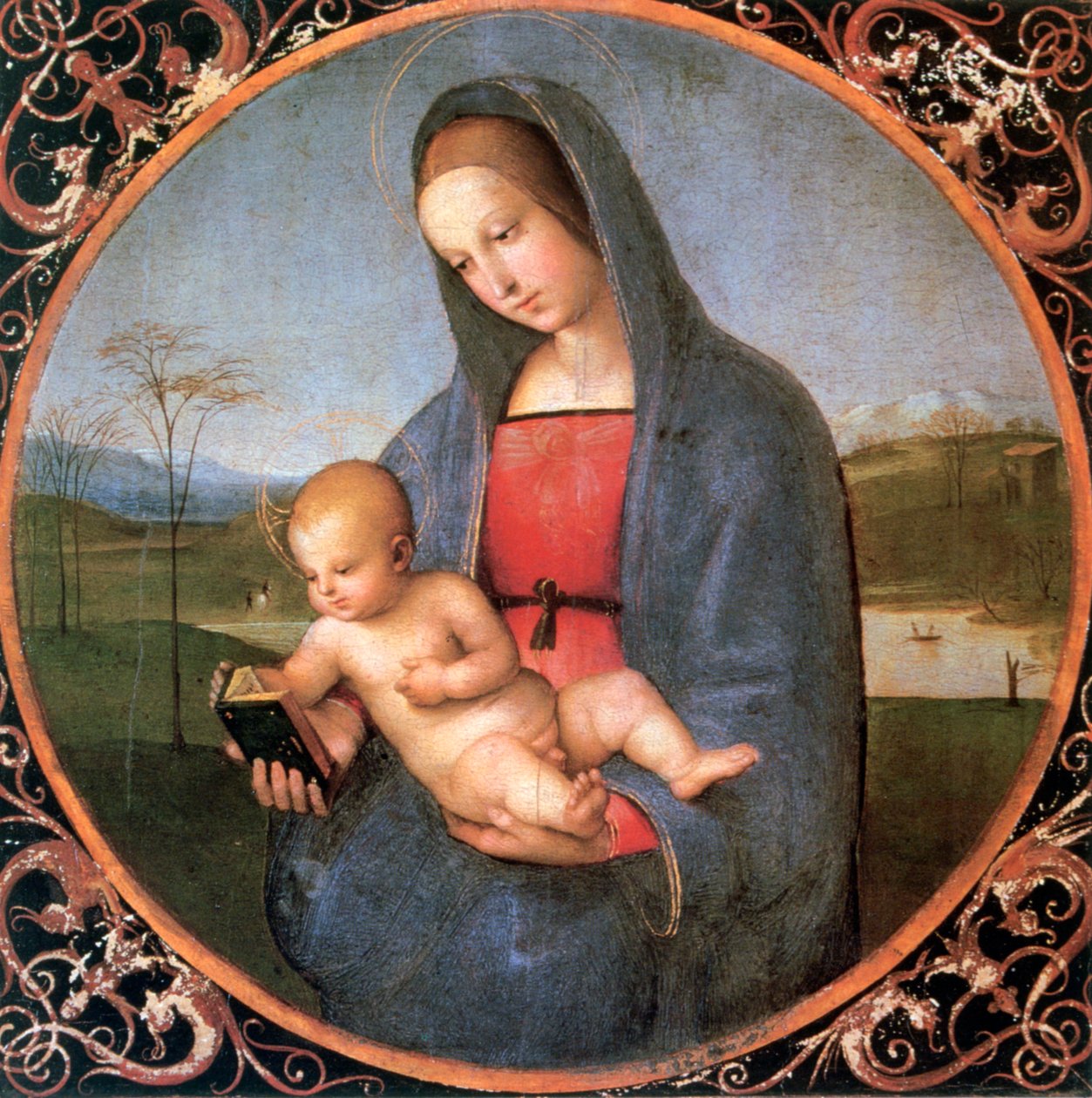 Madonna Conestabile, 1502-1503 autorstwa Raffaello Sanzio Raphael